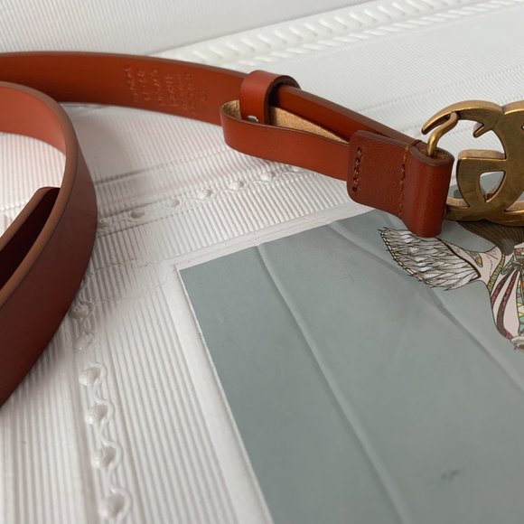 Cheap and affordable leather belt with double G bu main image 8